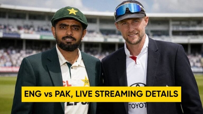 ENG vs PAK, LIVE Streaming Details
