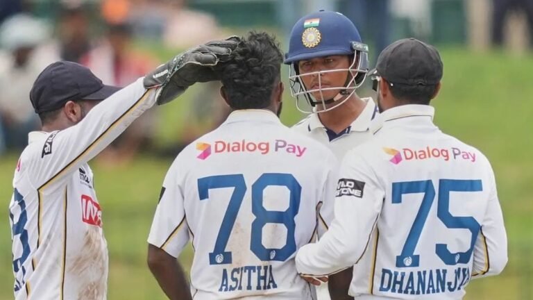 Yashasvi Jaiswal Asitha Fernando clash