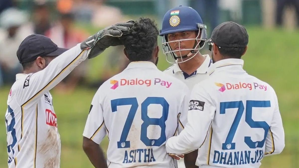 Yashasvi Jaiswal Asitha Fernando clash